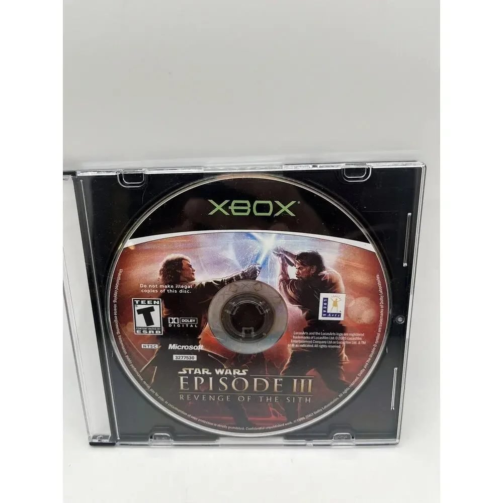 Star Wars Episode III Revenge of the Sith - Microsoft Xbox Classic Original